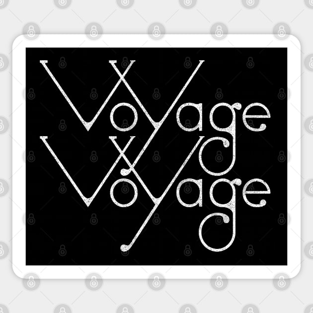 Desireless / Voyage, Voyage ///// 80s EuroPop Sticker by DankFutura